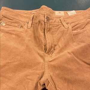 AG Adriano Goldschmied Men's Brown Corduroy Pants